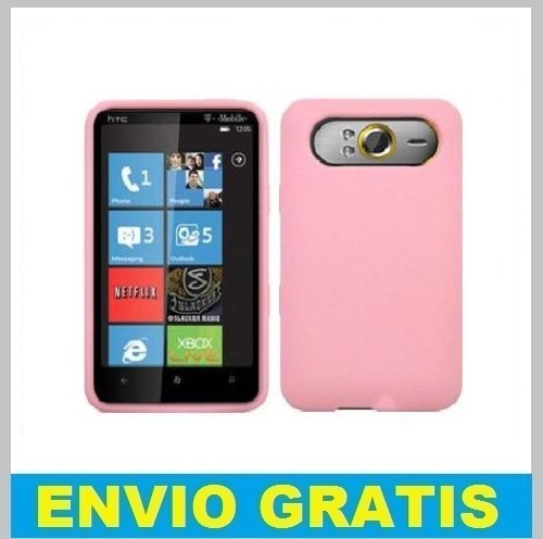 FUNDA SILICONA PARA HTC HD7 ROSA